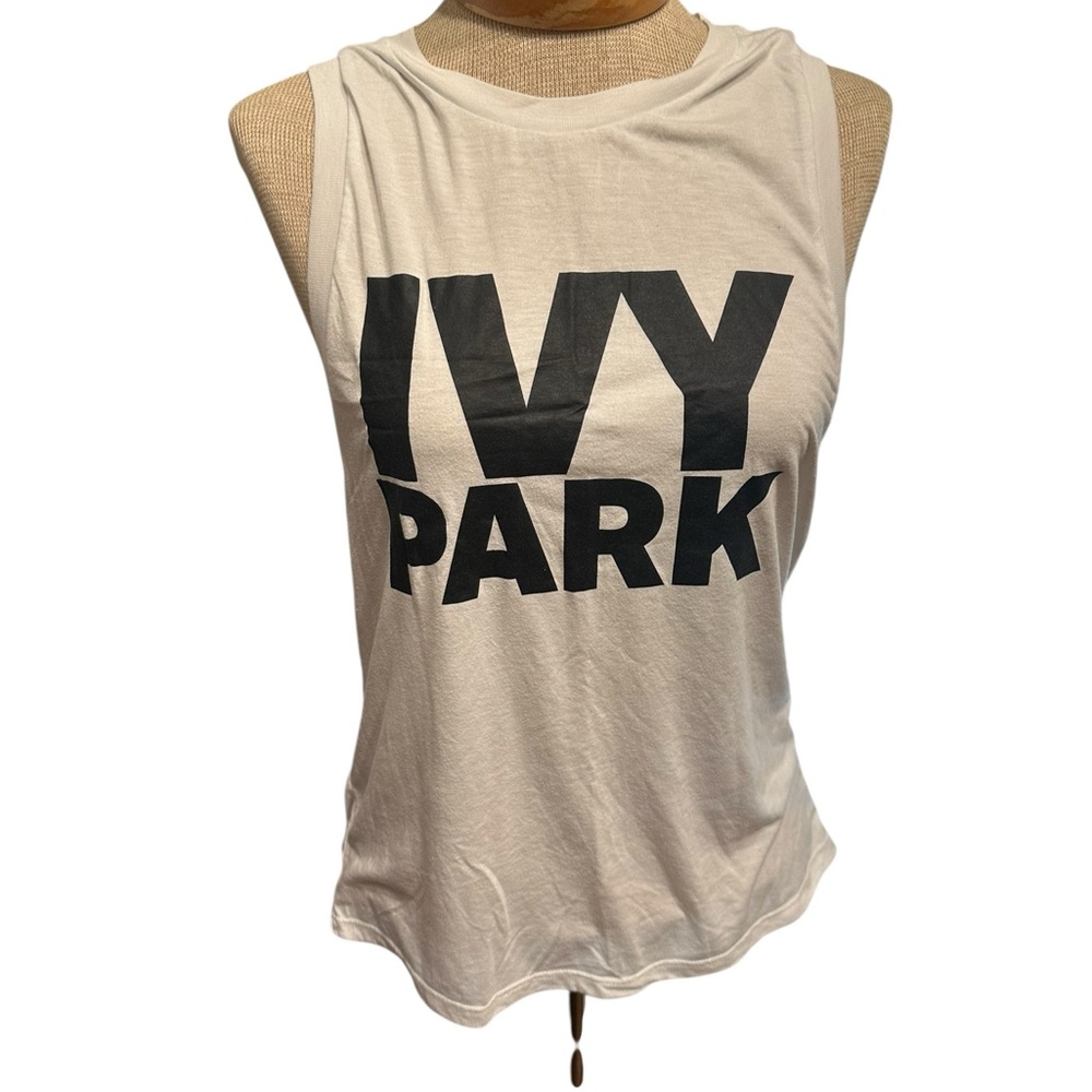 IVY PARK Black and White Muscle Tee